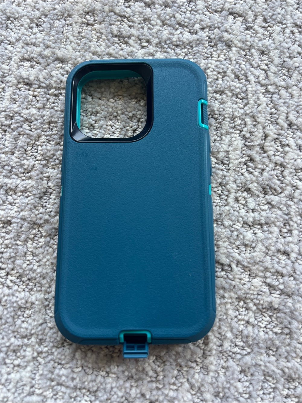 Amazon Teal and Aqua Dual-Layer Protective Phone Case